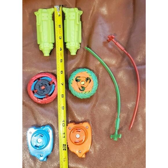 2011 Hasbro Tomy Beyblades Red Blue Green Orange Spinning Toys Collectibles - Picture 15 of 16